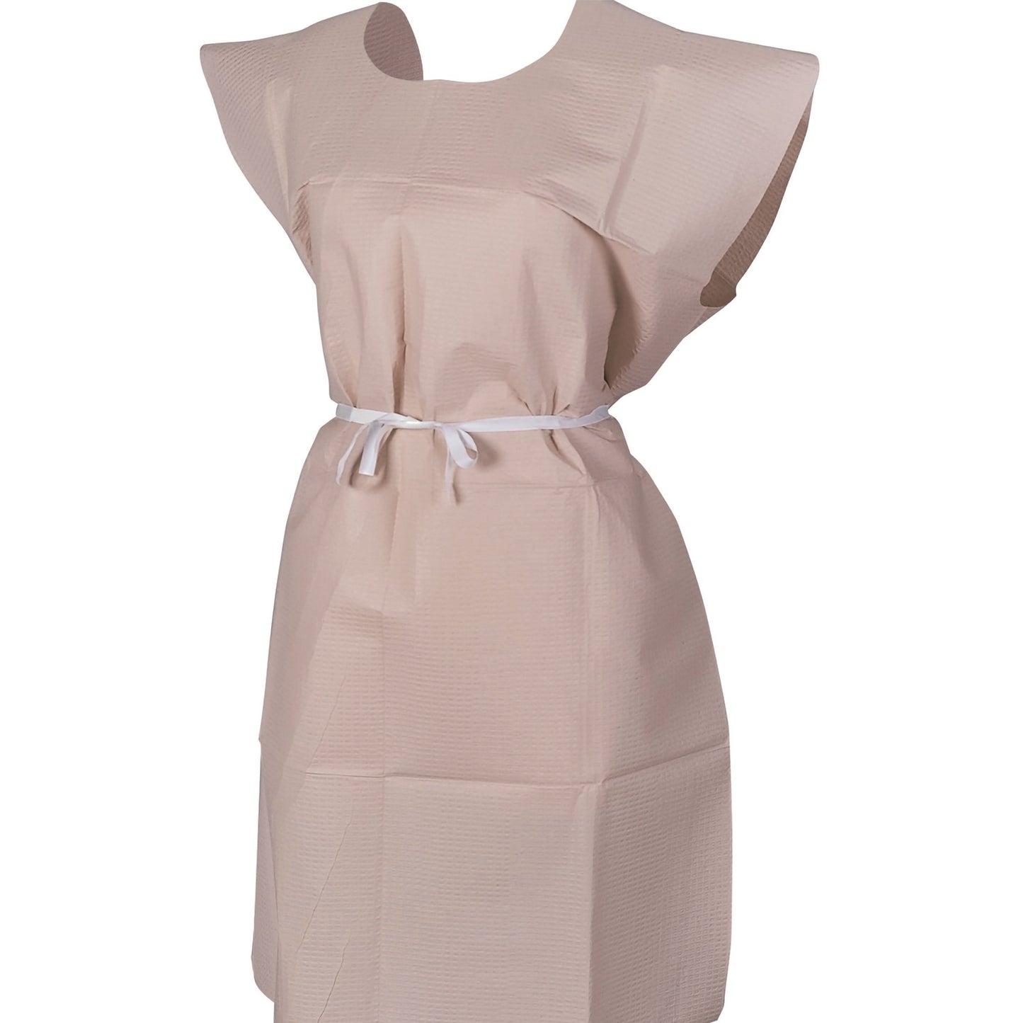GOWN, EXAM T/P/T F/B OPN PEACH30X42