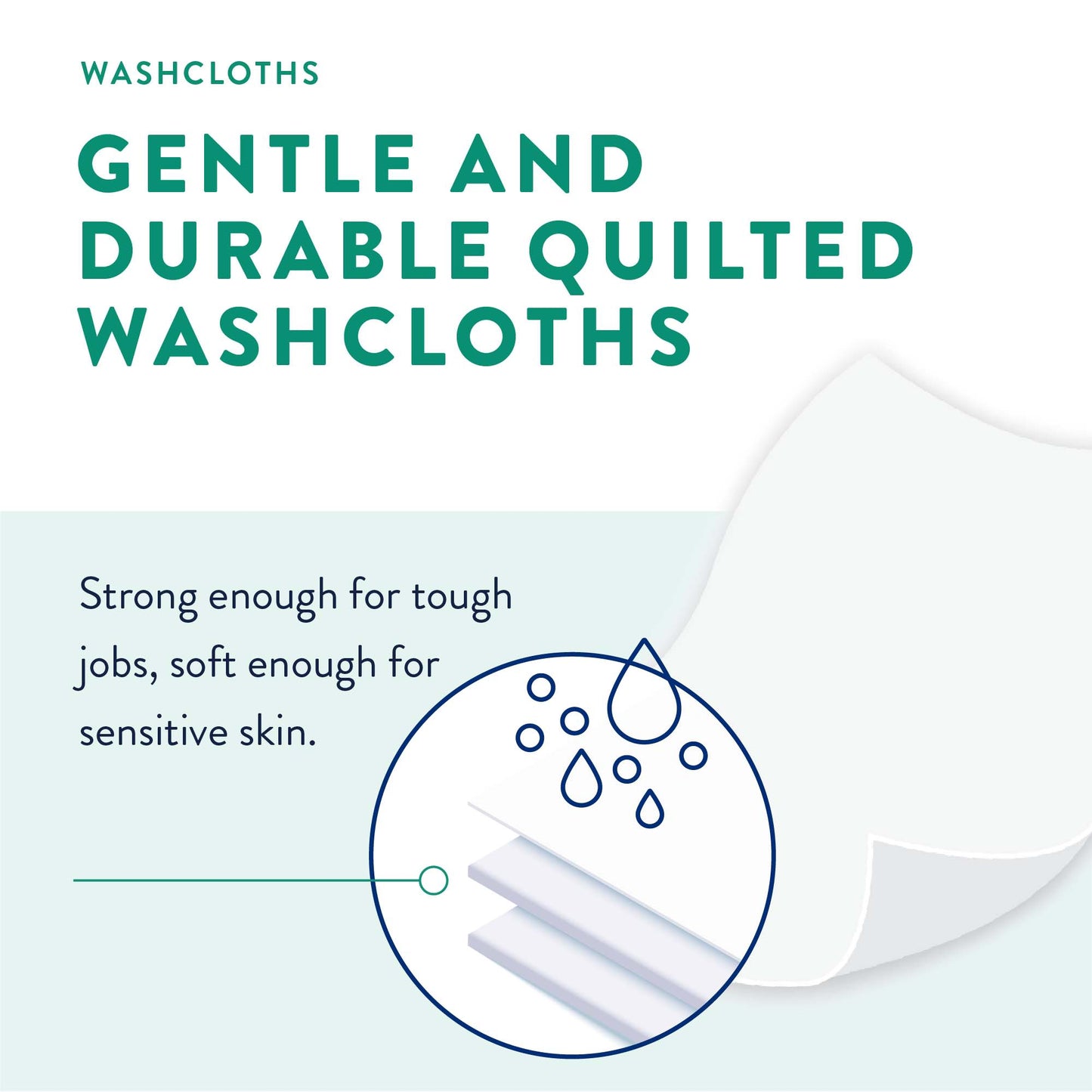 WASHCLOTH, PREVAIL W/LOTION FRAG FREE W/LID 12X8