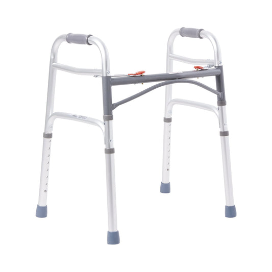 WALKER, FOLDING ALUM W/O WHLSJUNIOR 350LB
