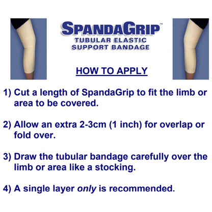 BANDAGE, COMPRESSION SPANDAGRIP SZ"F"