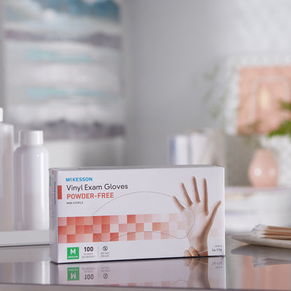 GLOVE, EXAM VNYL MED N/S