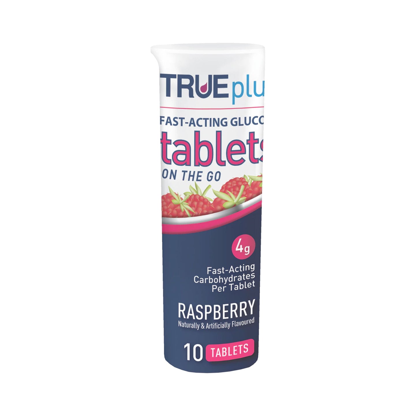 GLUCOSE, TAB TRUE PLUS 4GM RASPBERRY