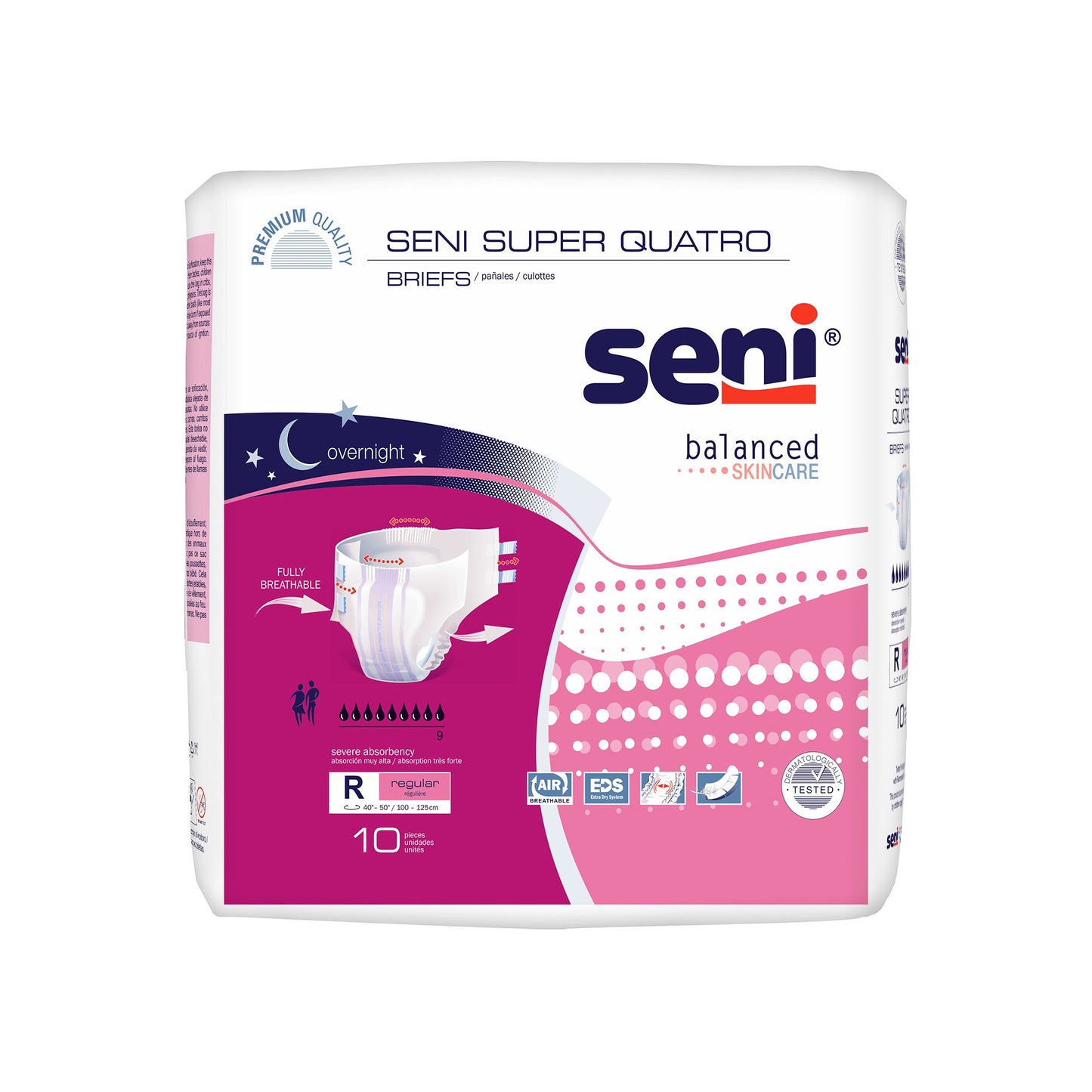 BRIEF, INCONT SENI SUPER QUATRO REG 40"-50"