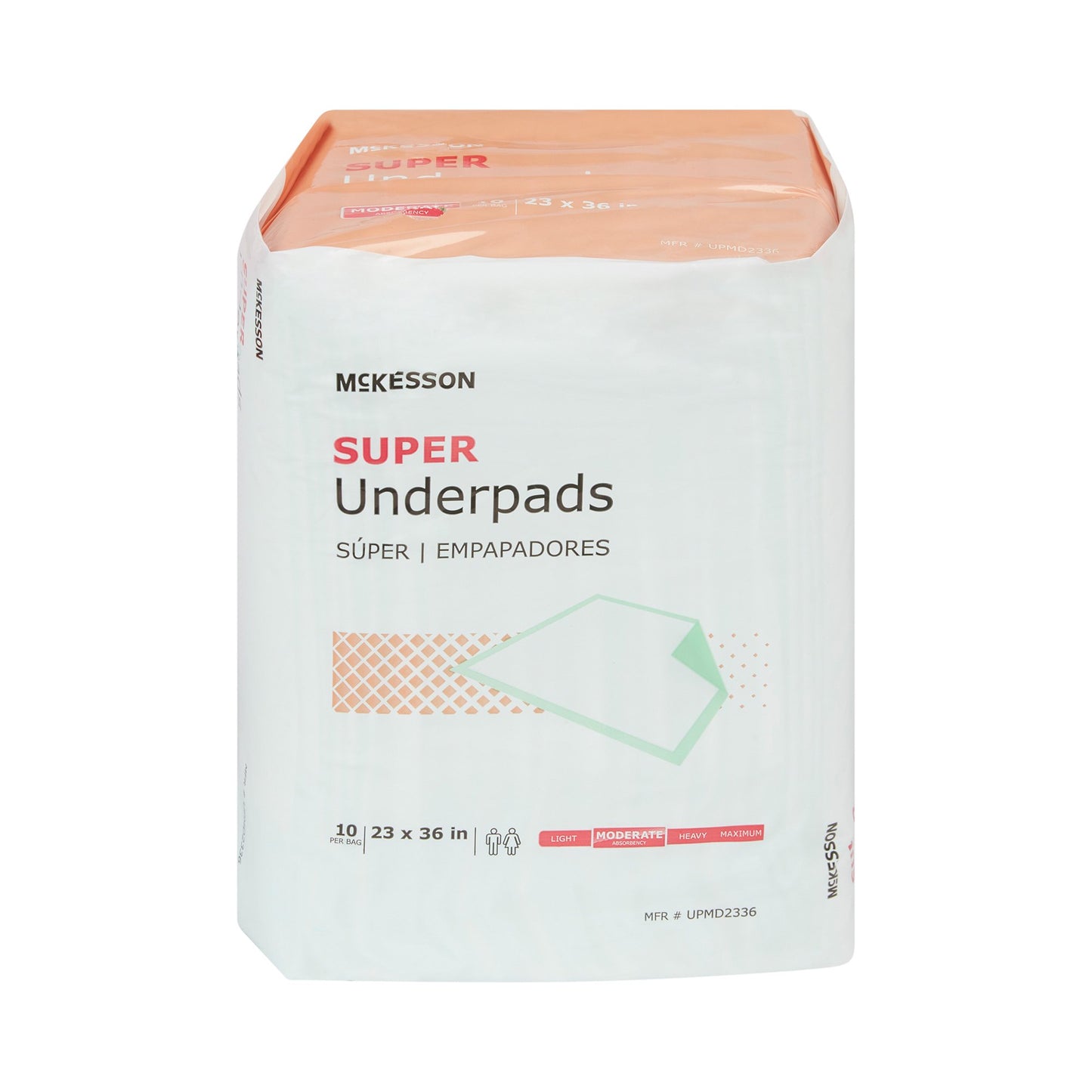 UNDERPAD, MODERATE ABSRB 23X36