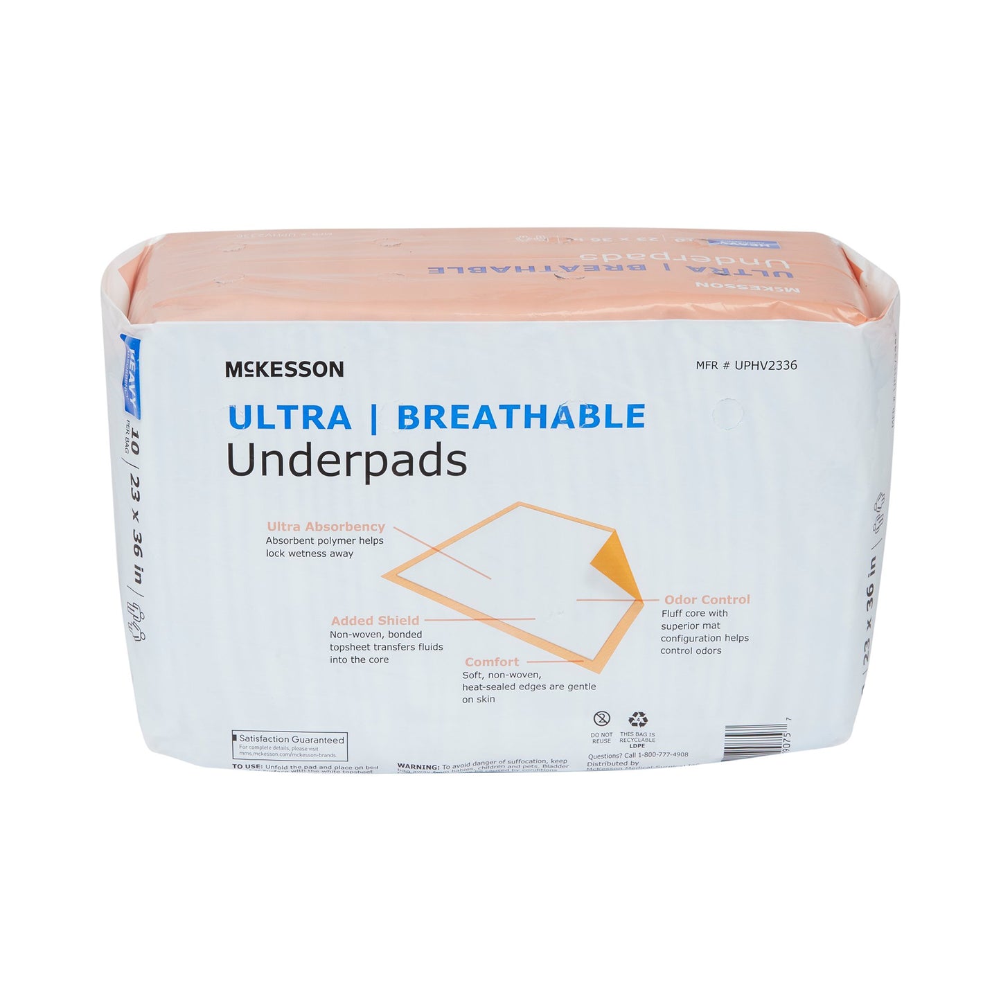 UNDERPAD, HEAVY ABSRB 23X36