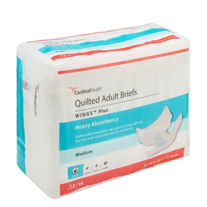 BRIEF, WINGS CHOICE PLUS QUILTED MED