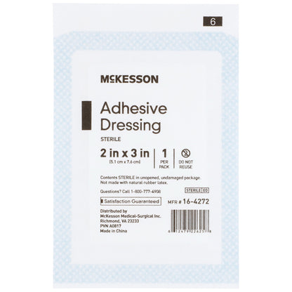 DRESSING, WOUND ADH STR 2"X3"