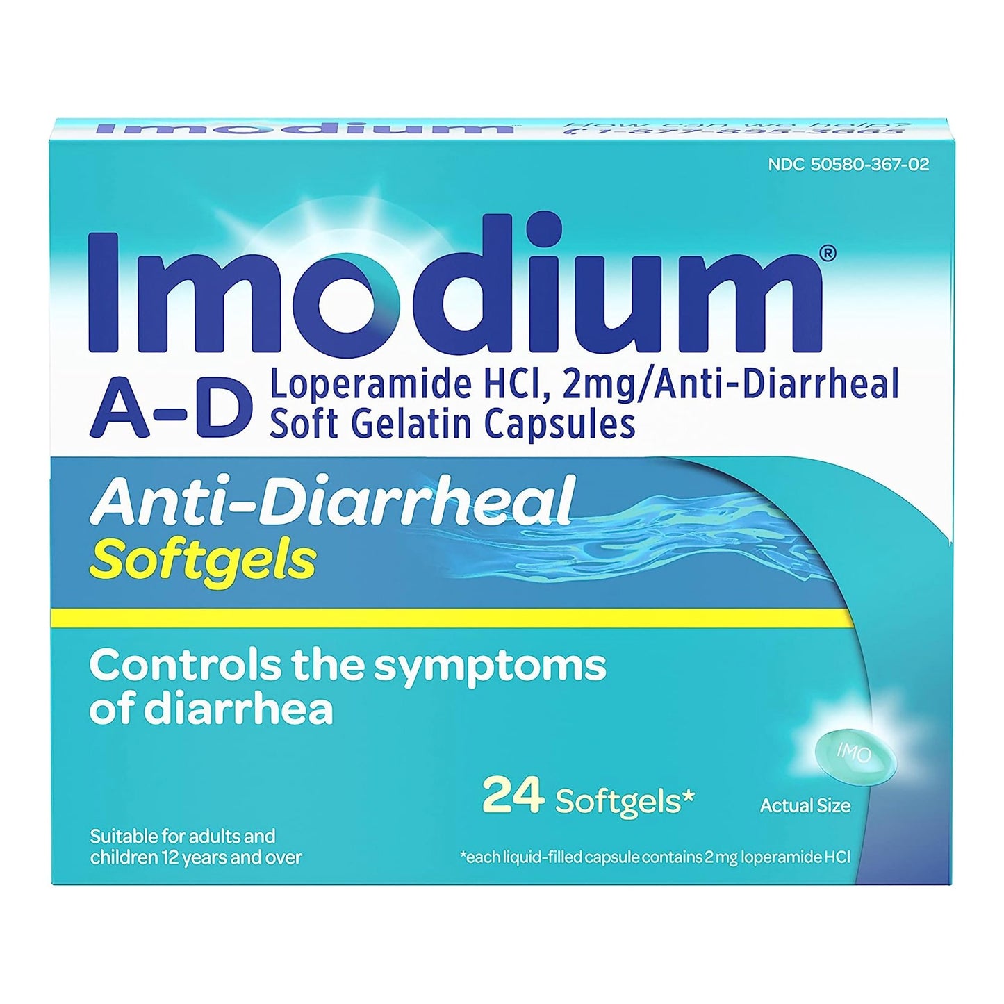 IMODIUM A-D, CAP SGEL ANTI-DIARRHEAL 2MG