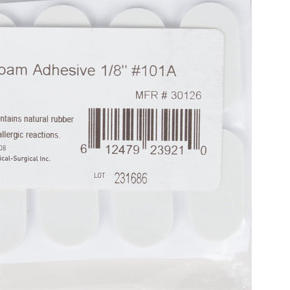 PEDI-PAD, FOAM WHT #101-A-1/8"1/8"