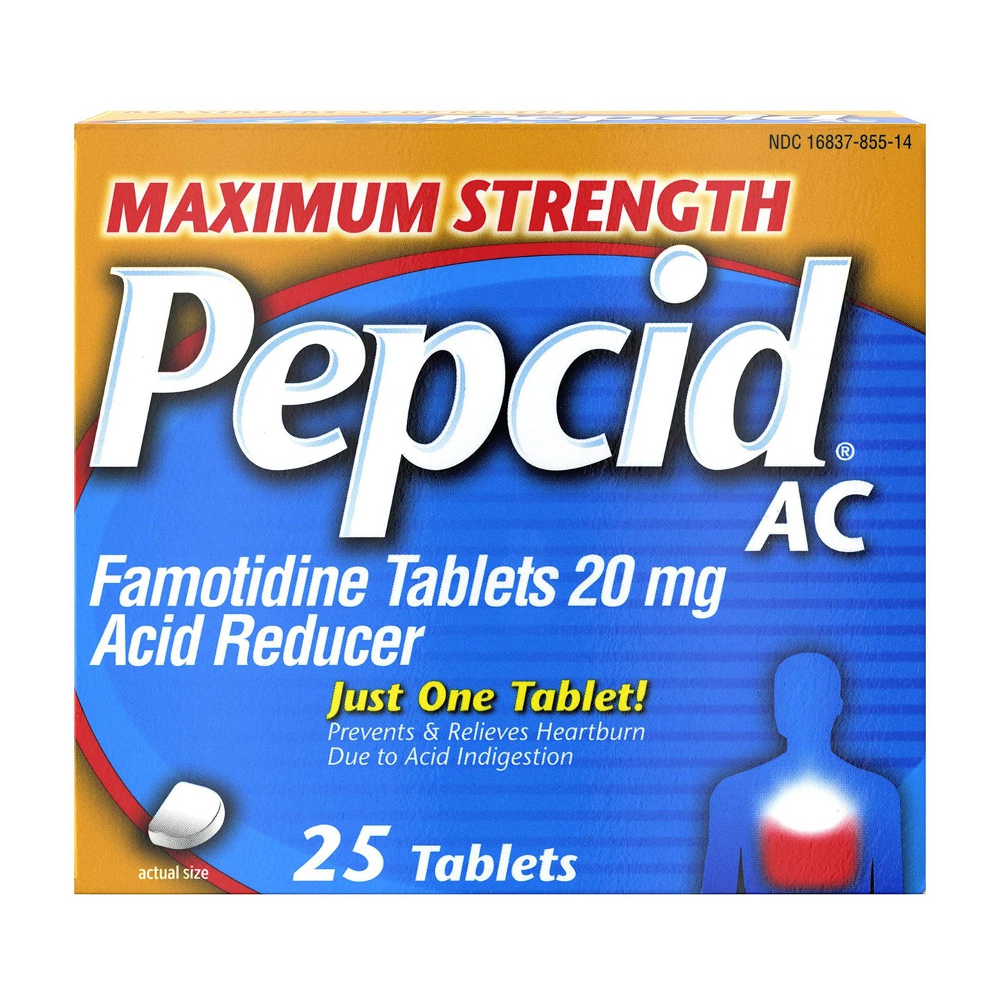 PEPCID AC, TAB MAXIMUM STRENGTH 20MG