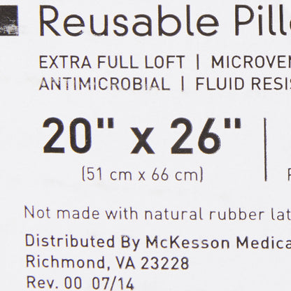 PILLOW, MICROVENT XFULL LOFT WHT 20X26