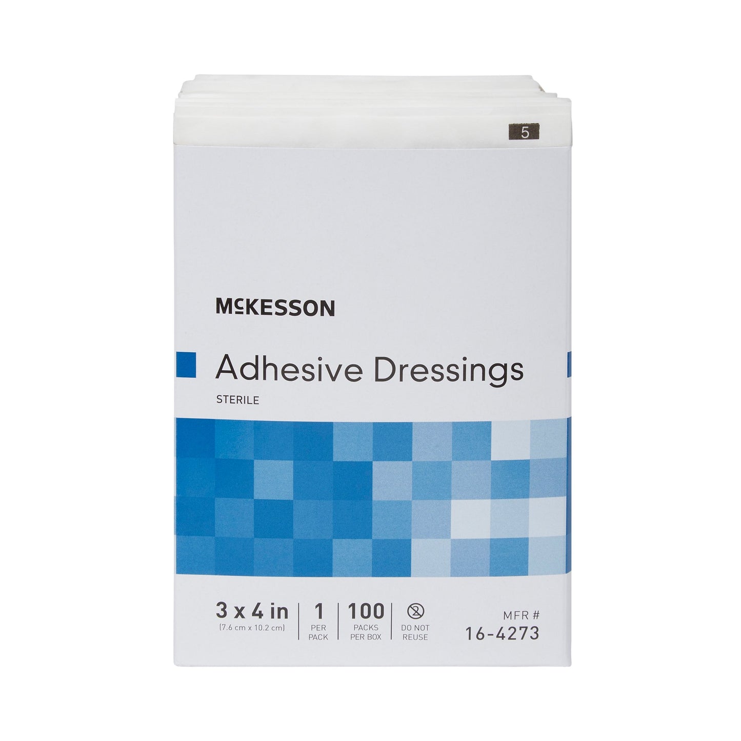DRESSING, WOUND ADH STR 3"X4"