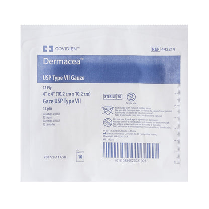 SPONGE, GAUZE DERMACEA 12PLY STR 4"X4"