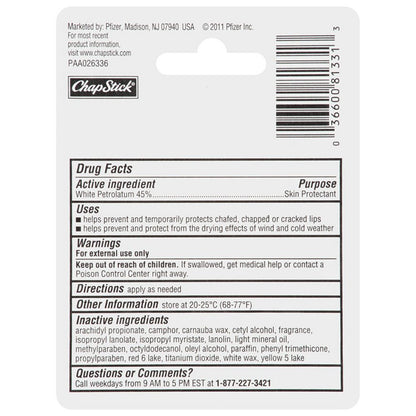 CHAPSTICK, ORIG CLASSIC 0.15OZ