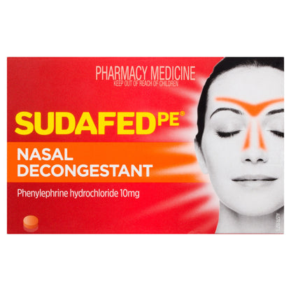 SUDAFED PE, TAB 10MG