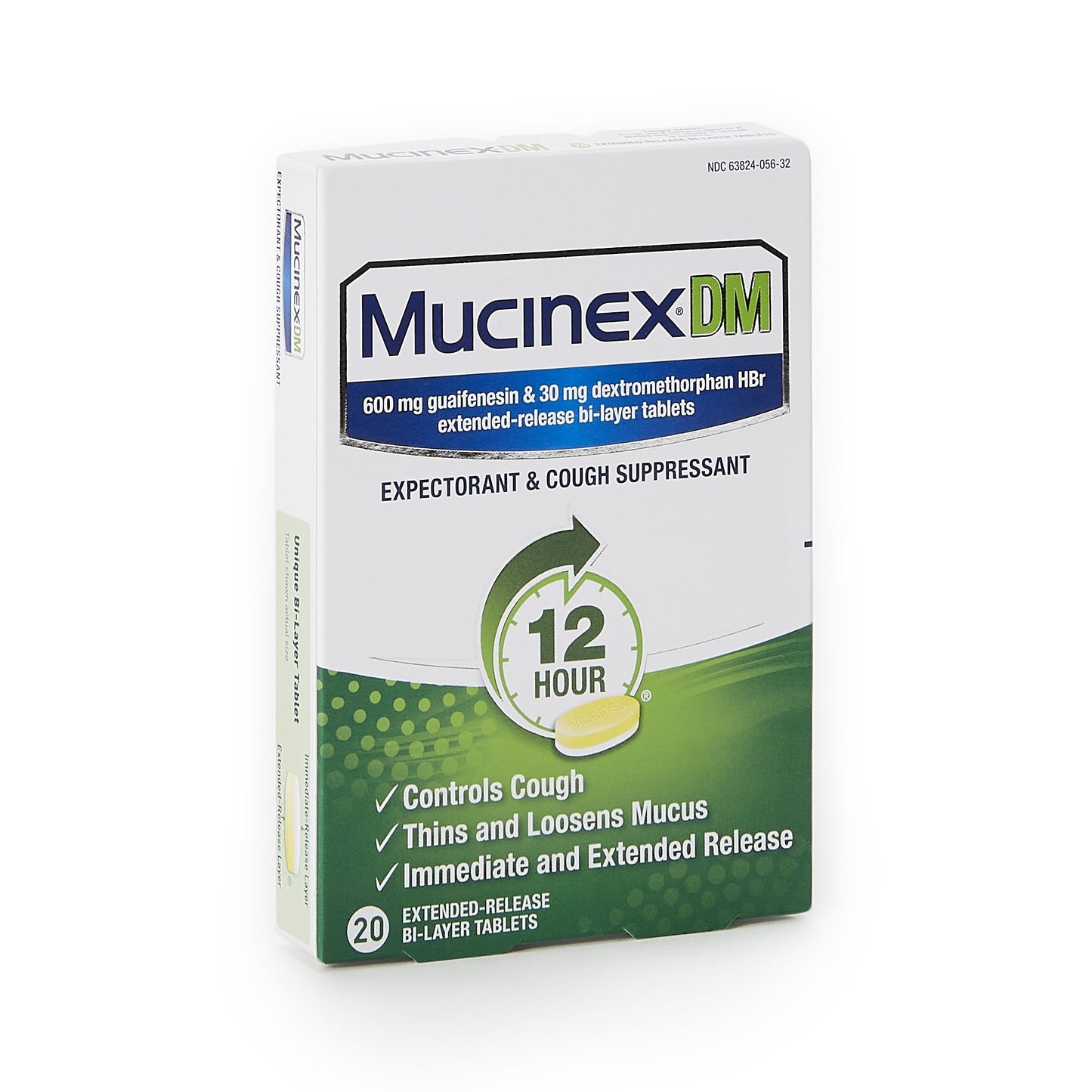 MUCINEX DM, TAB 600-30MG