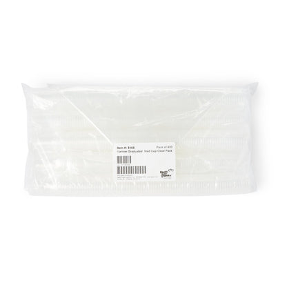 CUP, MED 30CC GRAD NARROW MOUTH CLR