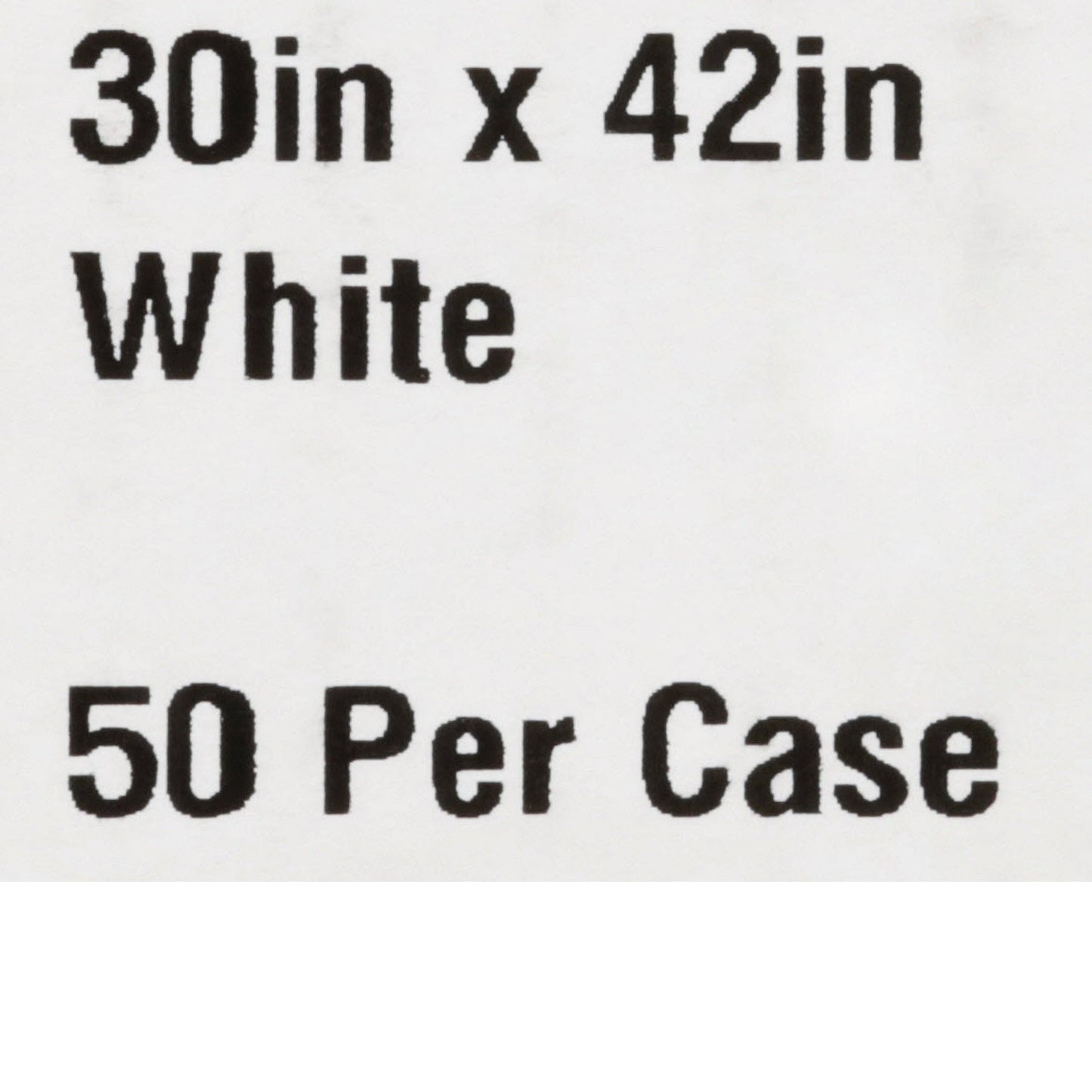 GOWN, EXAM T/P/T WHT 30X42