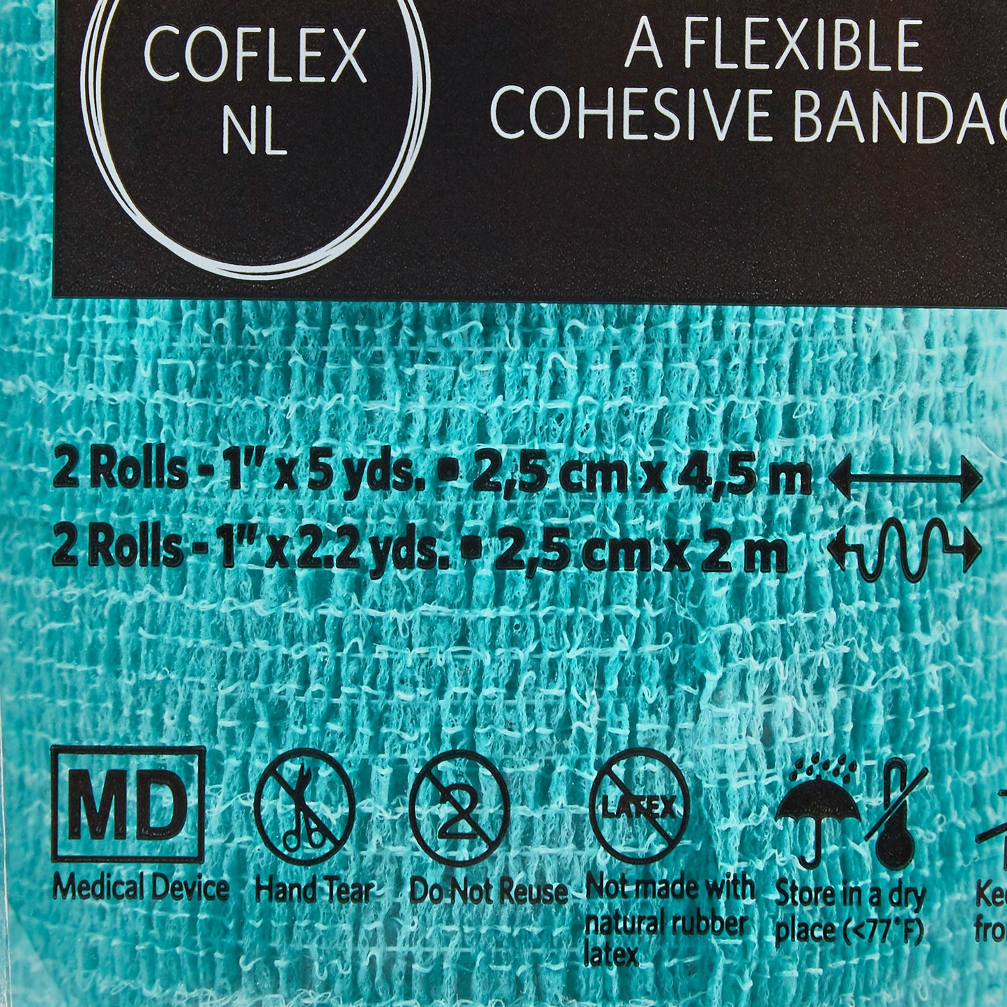 BANDAGE, COFLEX LF RAINBOW PK1"X5YDS