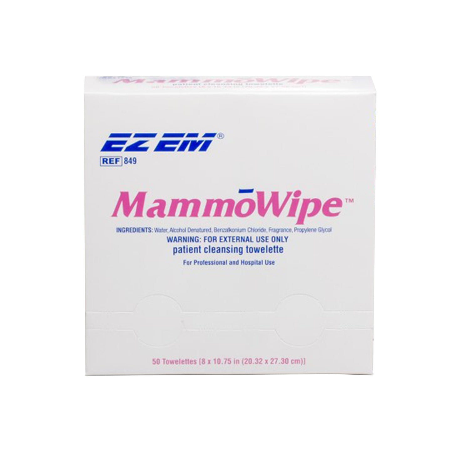 WIPE MAMMO F/SKIN 50/BX50/BX 10BX/CS