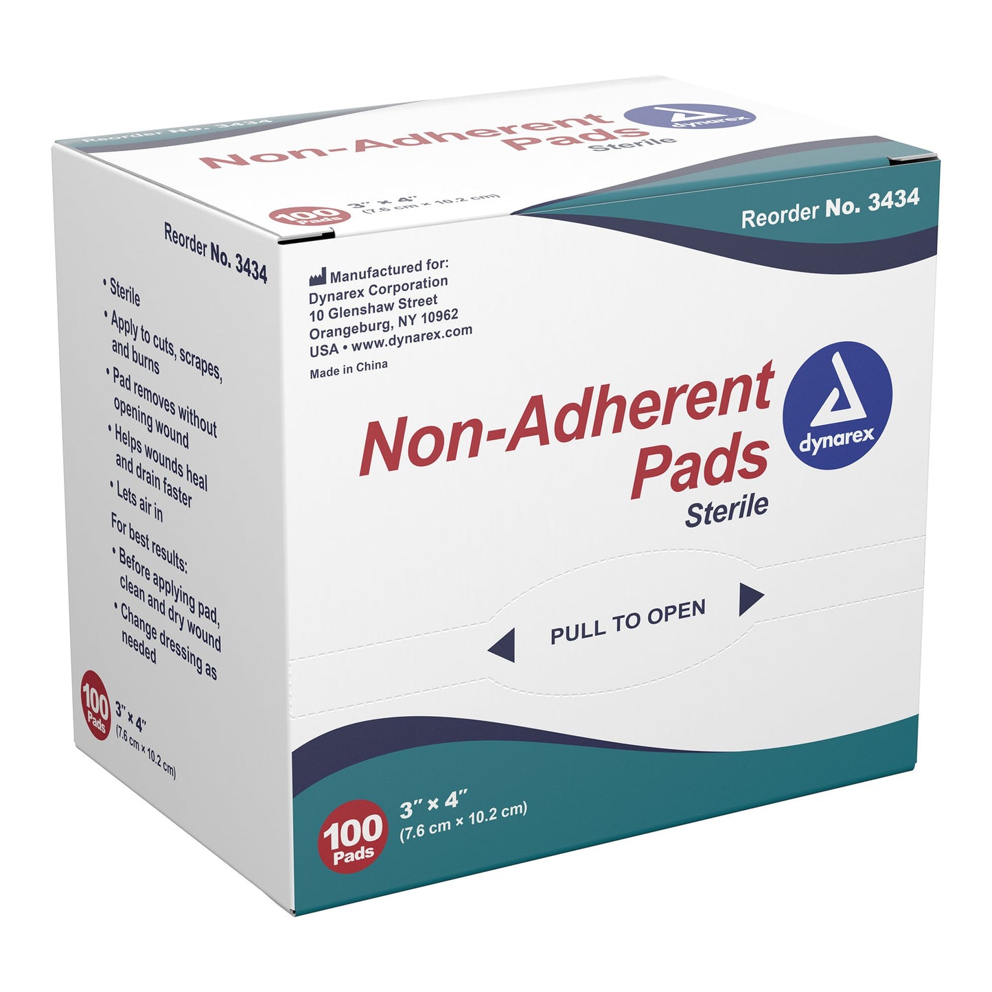PADS NON-ADHERANT STER 3X4