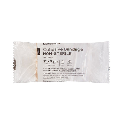 BANDAGE, COHESIVE N/S TAN 3"