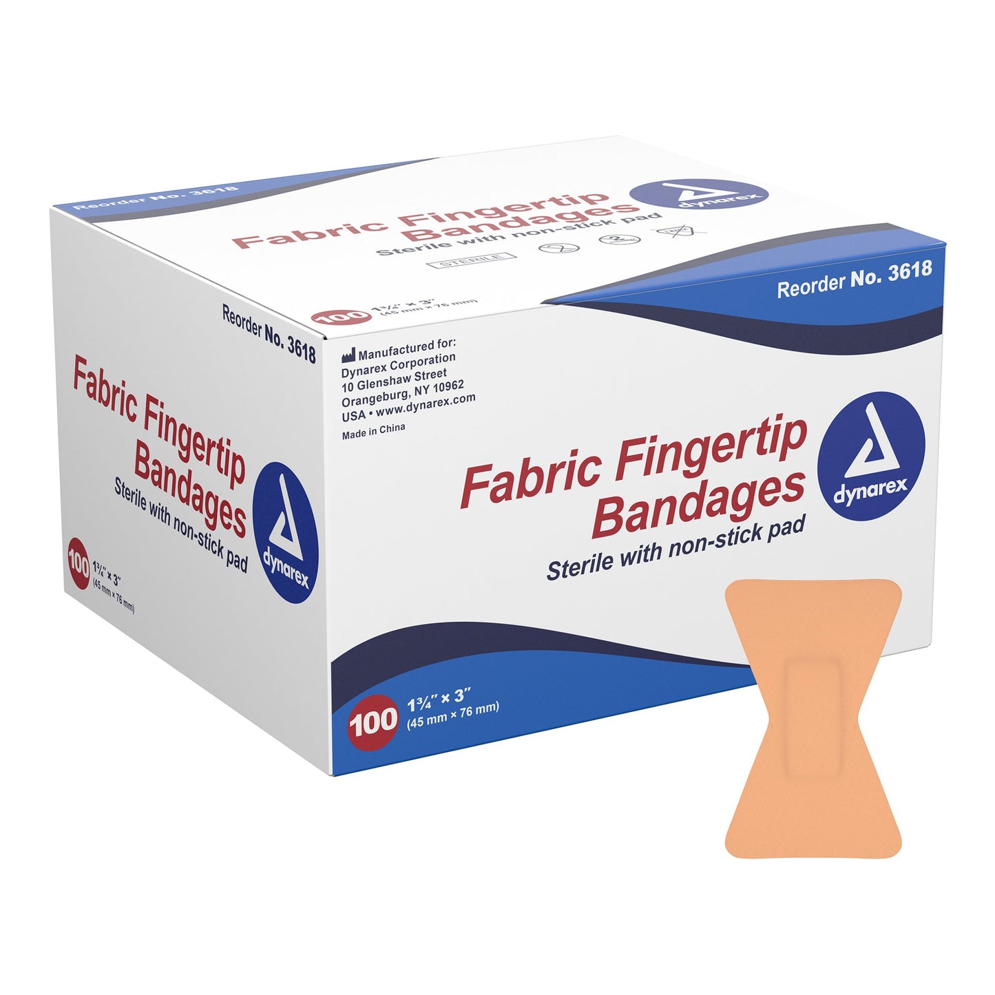 BANDAGE, FINGER TIP 1.75"X 3"STR