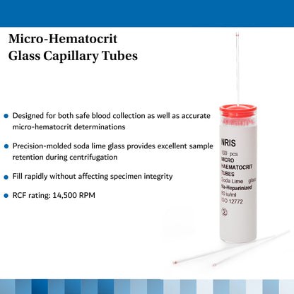 TUBE, CAPILLARY SODHEP RED 75UL GLS