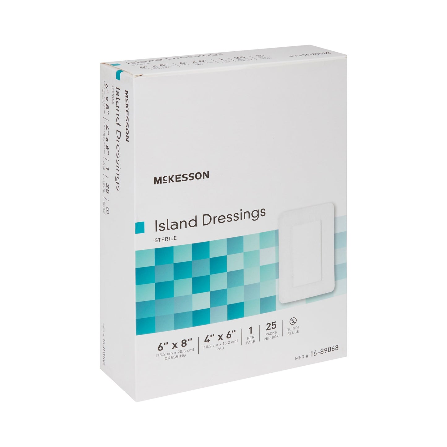 DRESSING, ISLAND BORDER-GAUZESTR LF 6X8"