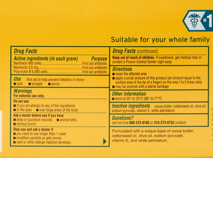 NEOSPORIN, OINT FOIL PK 0.9GRAM