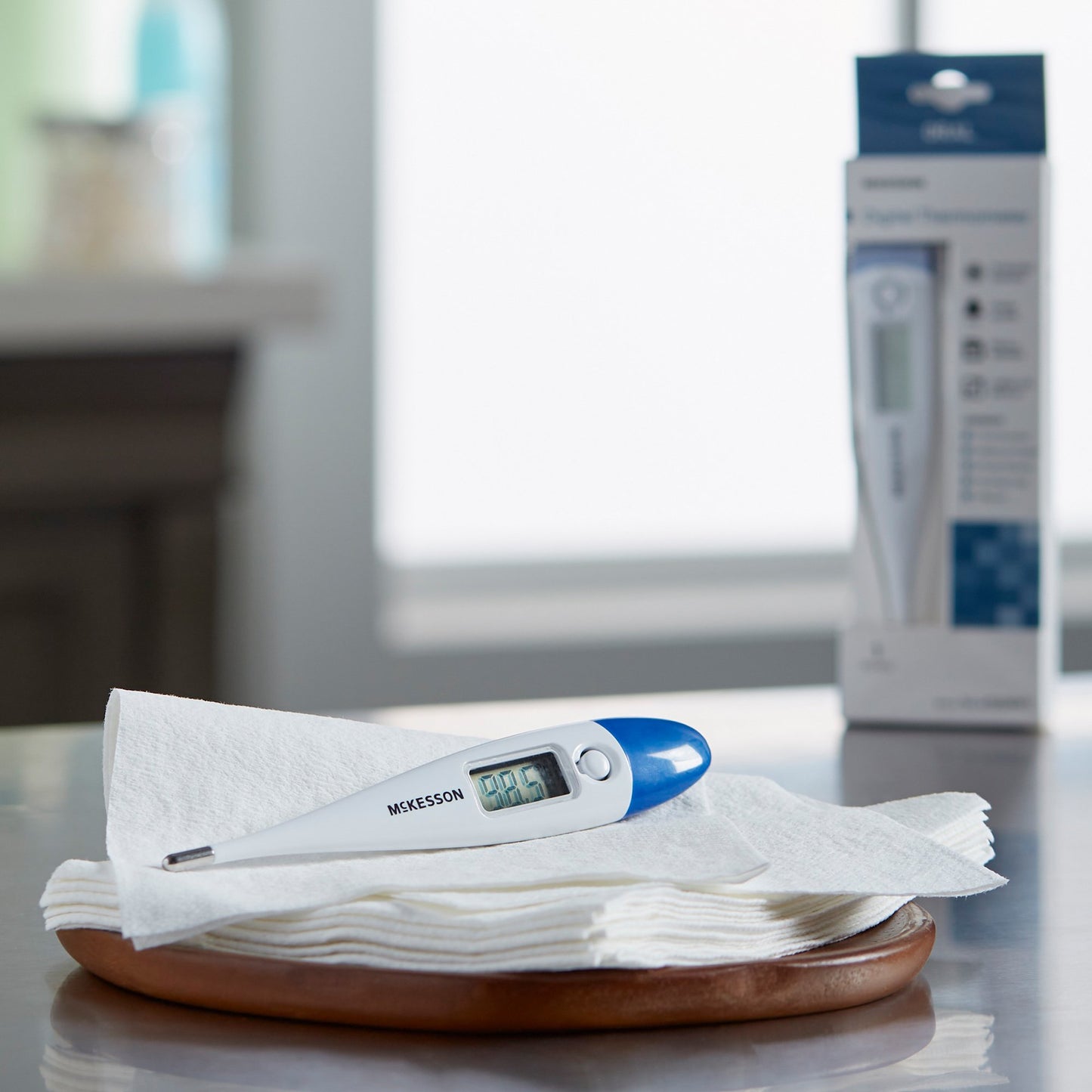 THERMOMETER, DIG ORAL RIGID TIP 30SEC W/LG DISPLAY