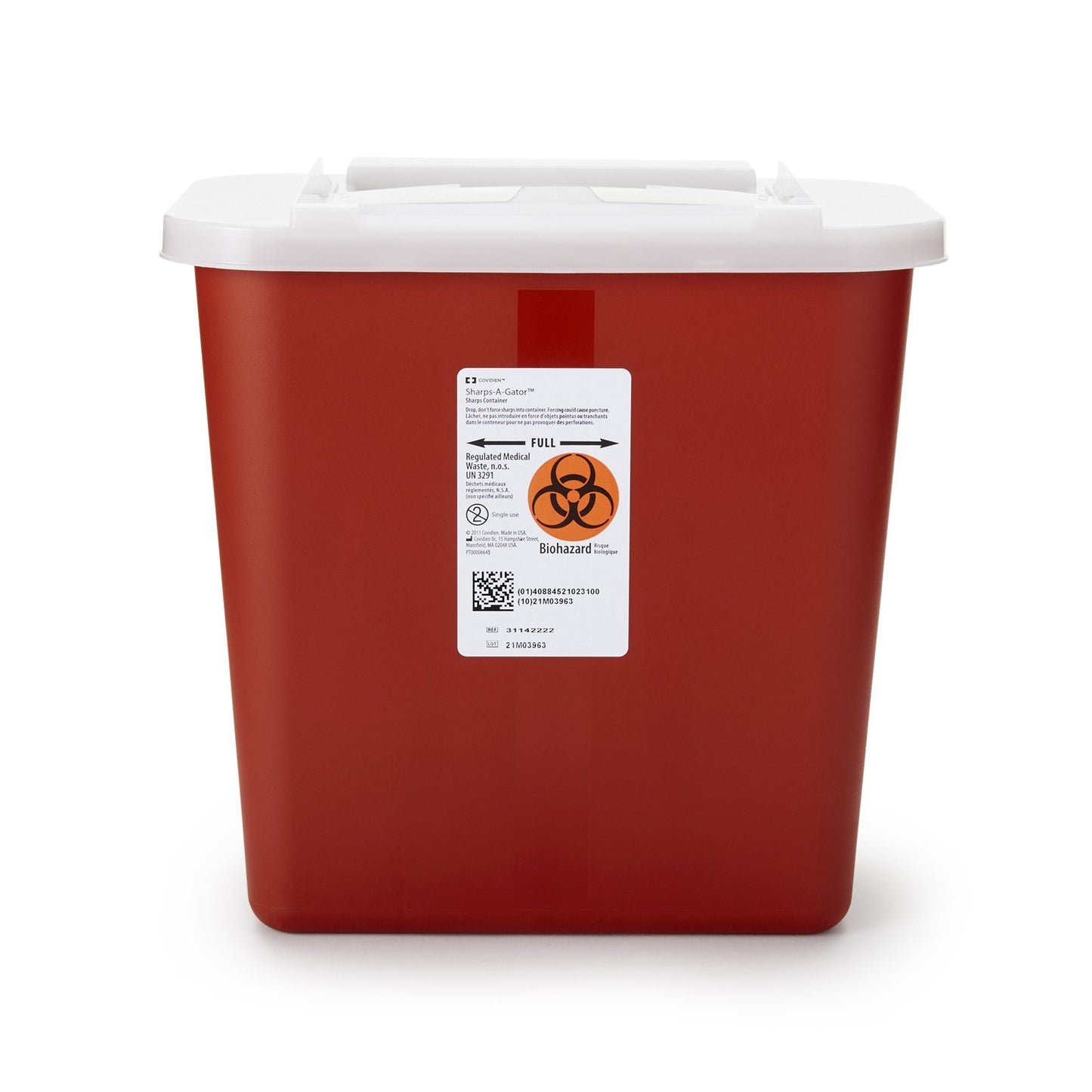 CONTAINER, SHARPS RED 2GL