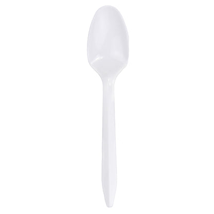 TEASPOON, PLAS WHT 5.5"