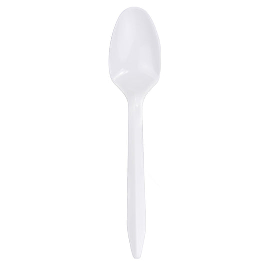 TEASPOON, PLAS WHT 5.5"
