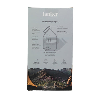 URINAL, PORT F/BEDSIDE & ON-THE-GO MALE CEMENT GRY