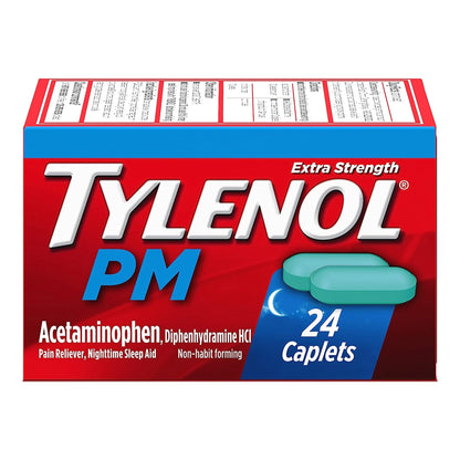 TYLENOL, CAP XS PM 500MG-25MG