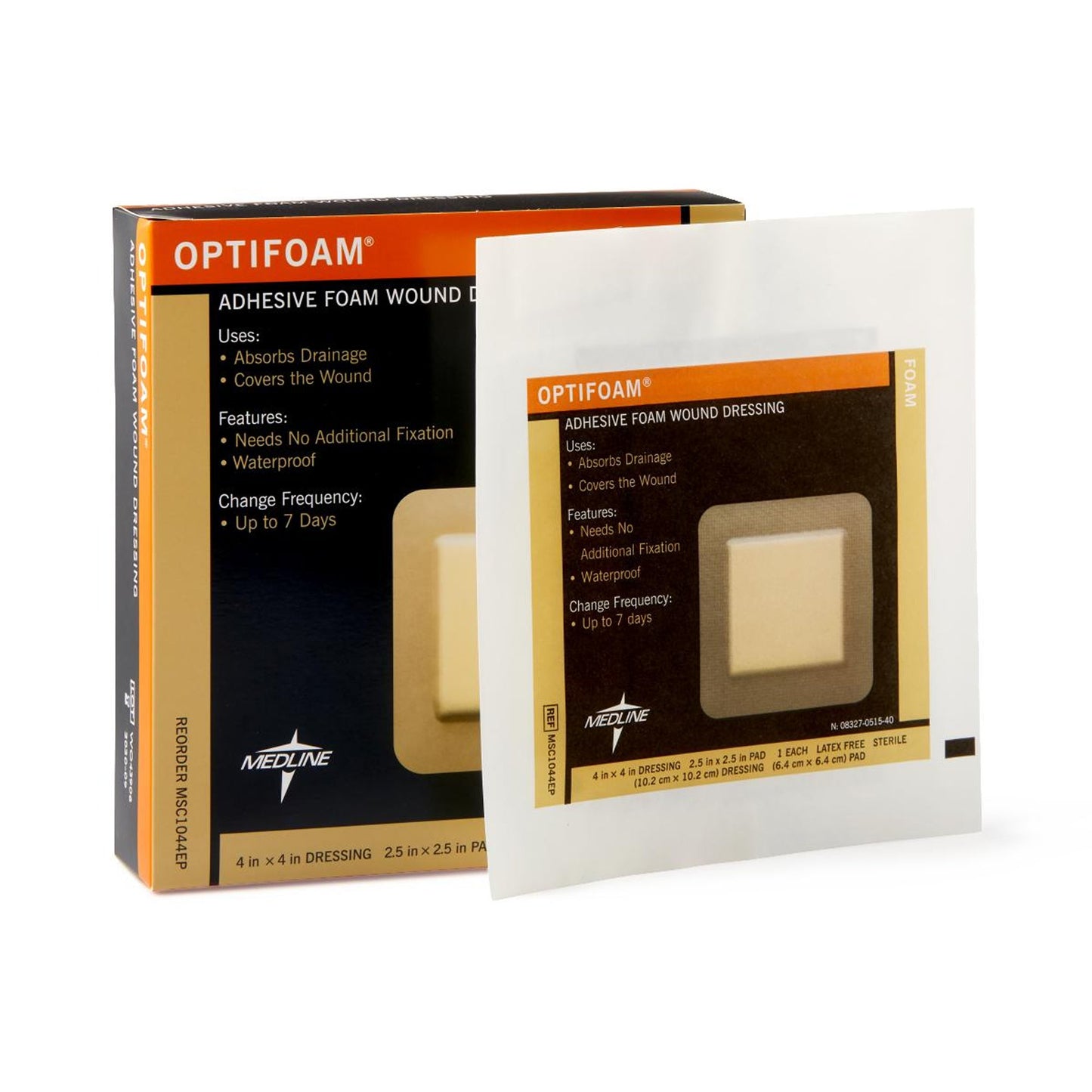 DRESSING, ADHSV OPTIFOAM 4"X4"