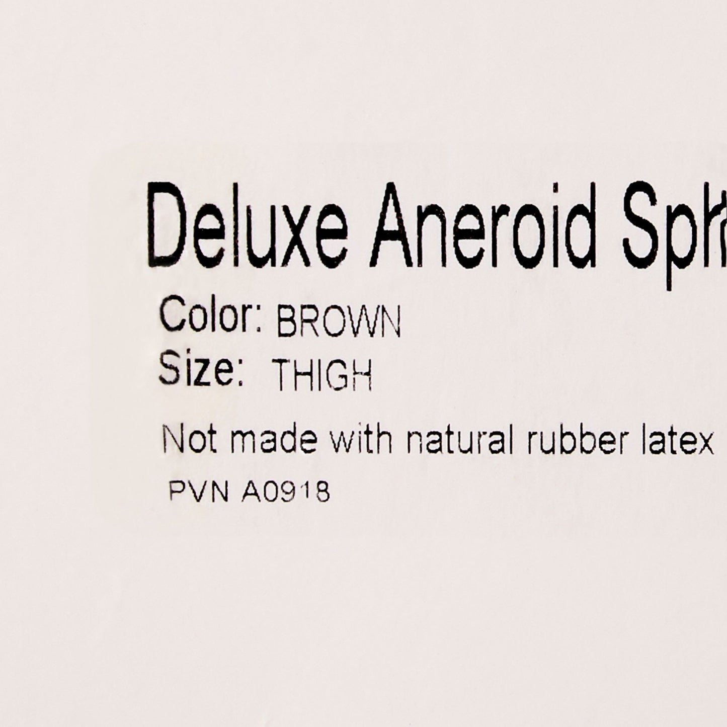 SPHYG, ANEROID DLX LF THIGH BRN