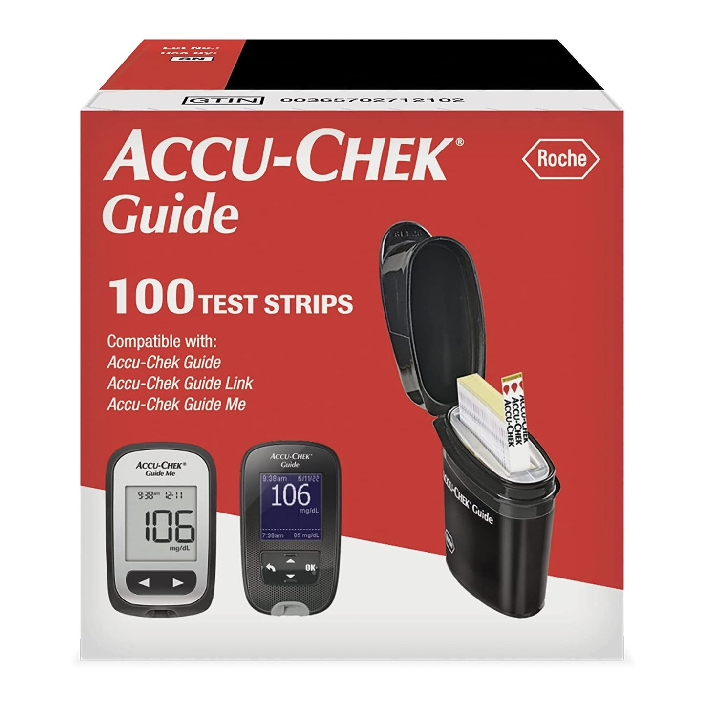 TEST STRIP, BLD GLUC ACCU-CHEKGUIDE/GUIDE ME METER
