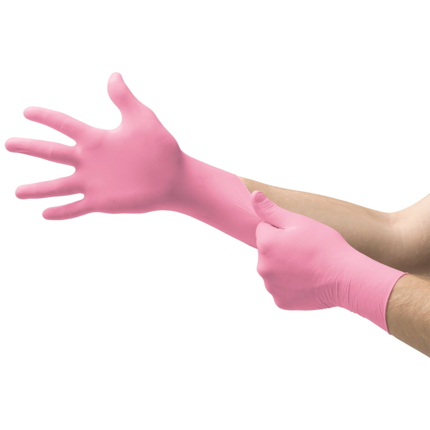 GLOVE, EXAM NTRL SM N/S CHEMOPNK