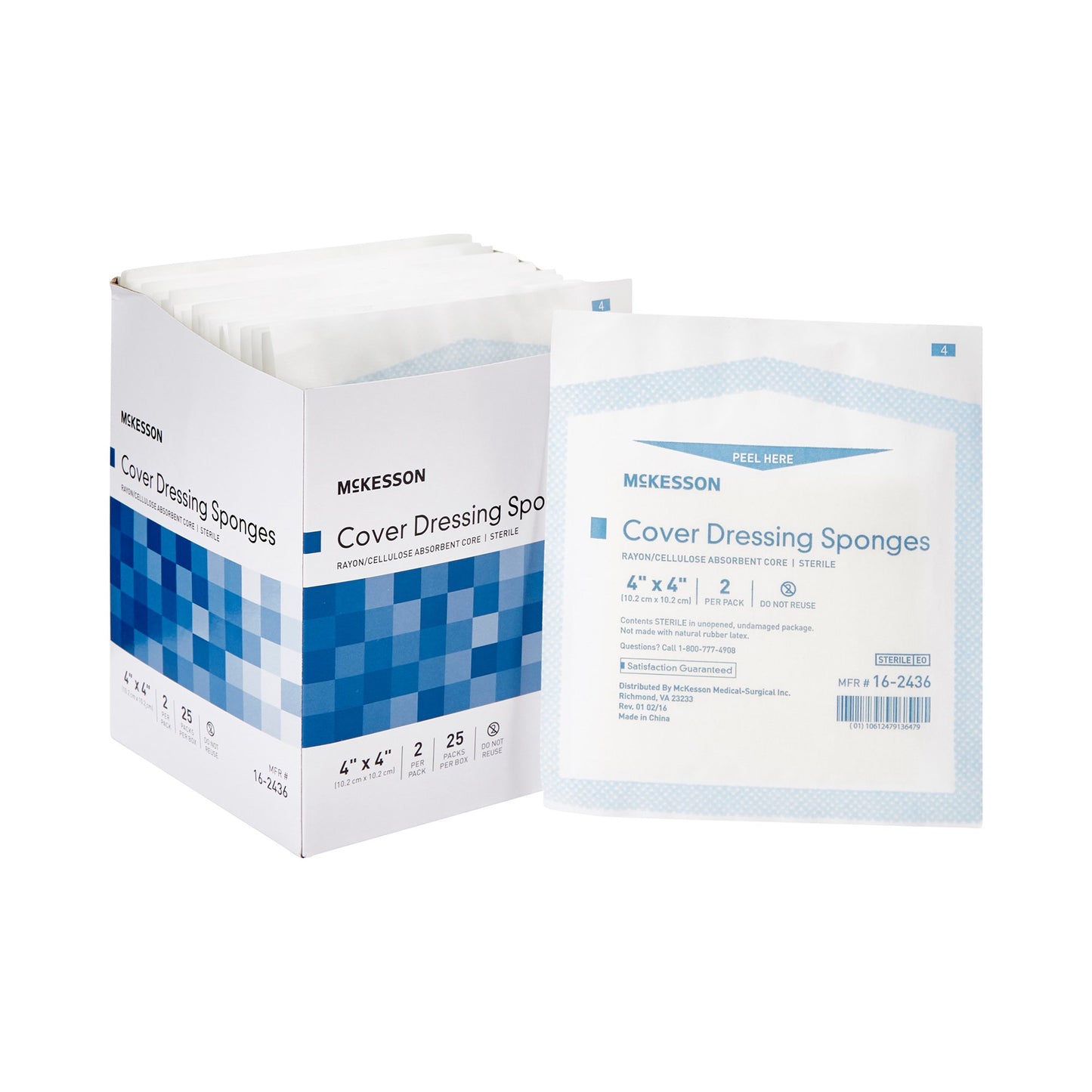SPONGE, CVR DRSNG 4"X4" STR LF