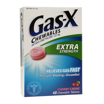 GAS-X, TAB CHEW CHERRY 125MG