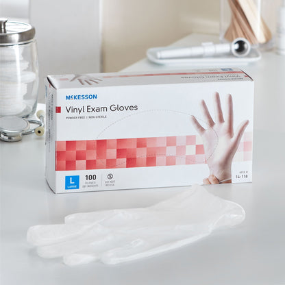 GLOVE, EXAM VNYL LG N/S