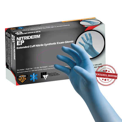 GLOVE, EXAM NTRL LG N/S EXTCFCHEMO