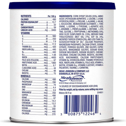 PURAMINO, PDR JR UNFLAV 14.1OZ