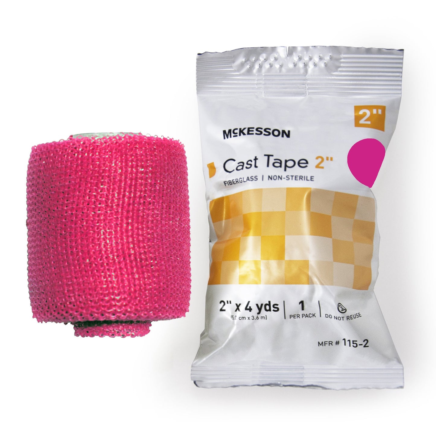 TAPE, CAST PNK LF 2"X4YDS