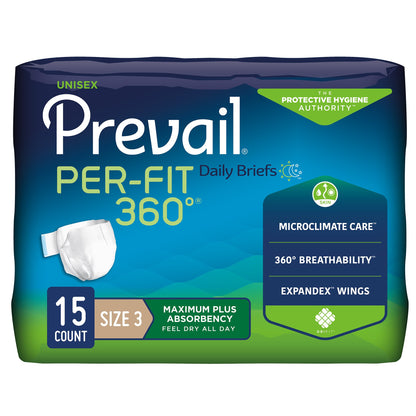 BRIEF, PREVAIL PER-FIT MAX+ ABSRB SZ3 58"-70"