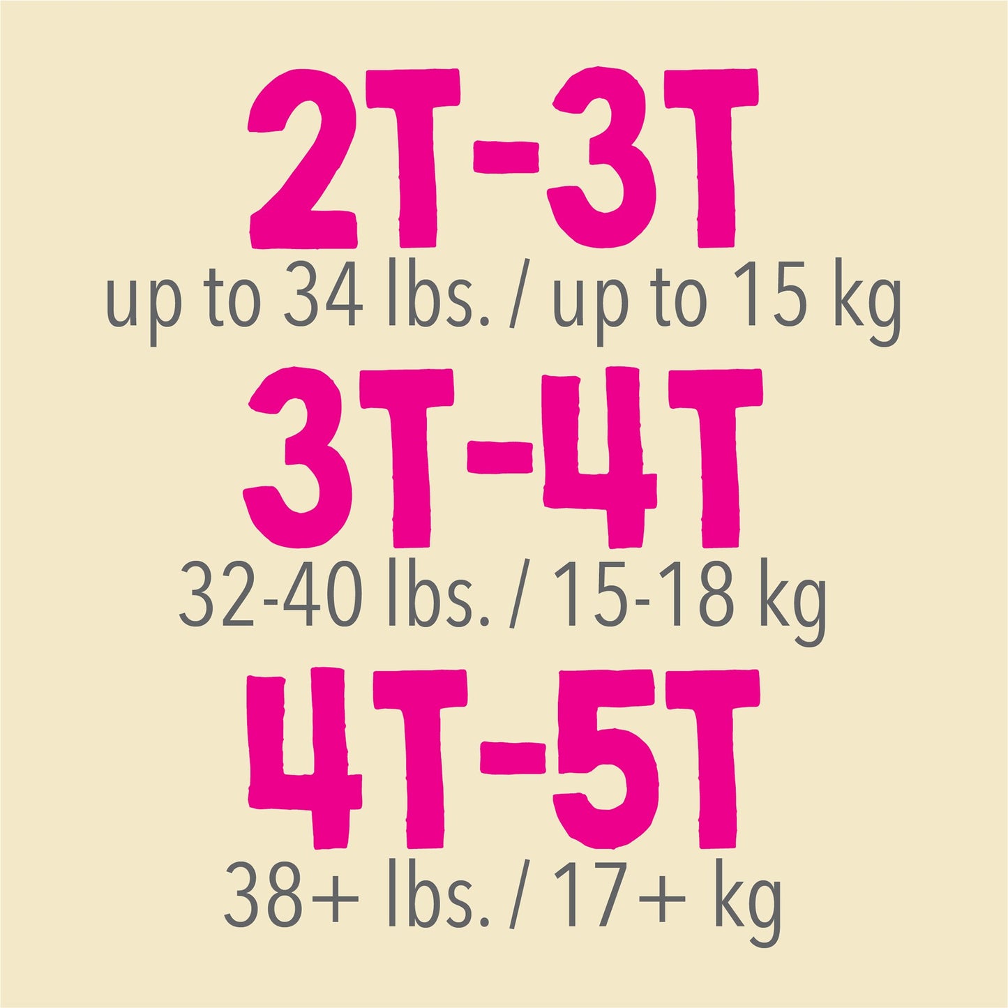PANTS, TRAINING CUTIE GIRLS 2T-3T