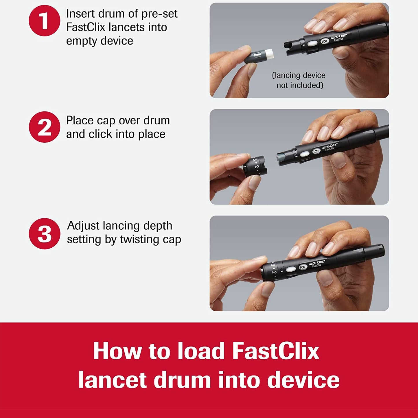 LANCET, GLUC ACCU-CHEK FASTCLIX