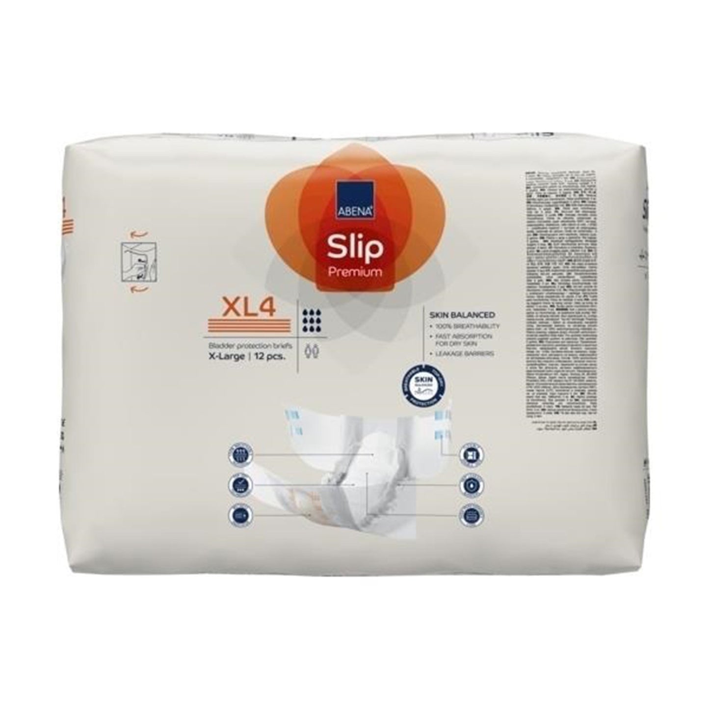 BRIEF, INCONT ABENA SLIP PREMADLT XL4 XLG